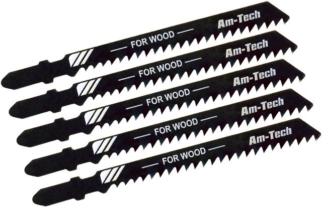 (image for) Amtech 5 Pack Wood Jigsaw Blade Set ( Amt111C )